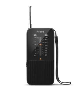 Philips TAR1509 Radio Portatil FM/AM Analógica - Sintonizacion Manual con Antena Telescopica - Indicador LED de Señal - Funciona