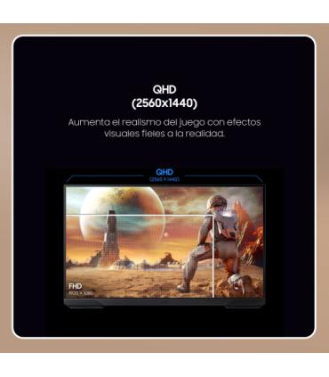 Samsung Monitor Gaming 27" Odyssey G5 G5F1 QHD 180Hz Plano