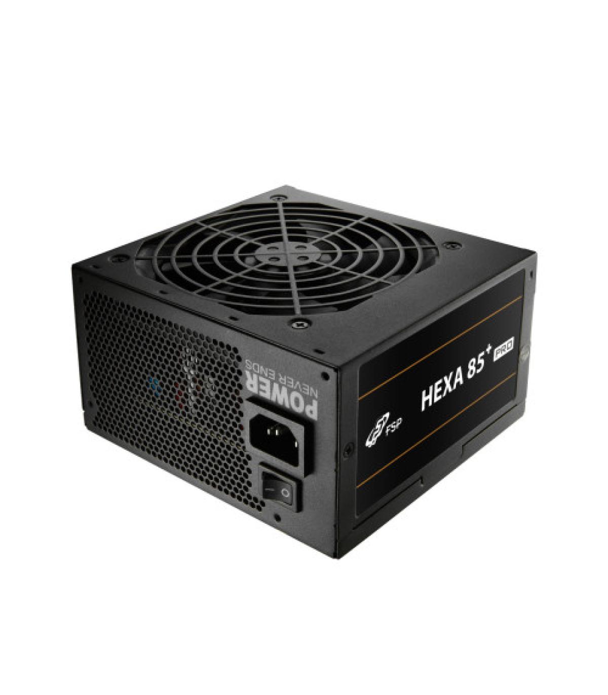 FSP FUENTE DE ALIMENTACION HEXA 85+ PRO 550 (85+,550W, FULL RANGE, ATX, BRONZE, DC/DC, BLACK ROUND CABLES