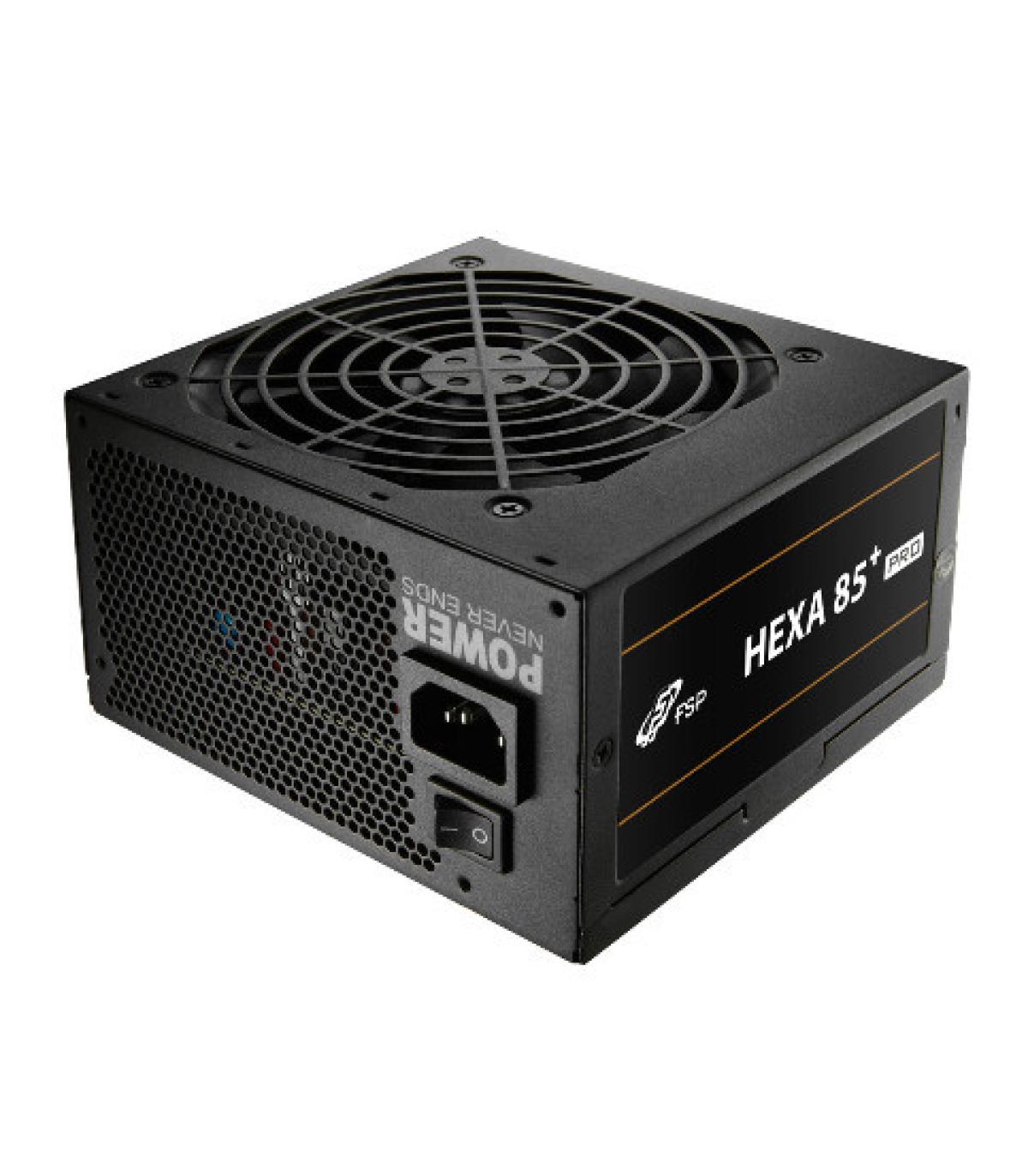FSP FUENTE DE ALIMENTACION HEXA 85+ PRO 450 (85+,450W, FULL RANGE, ATX, BRONZE, DC/DC, BLACK ROUND CABLES