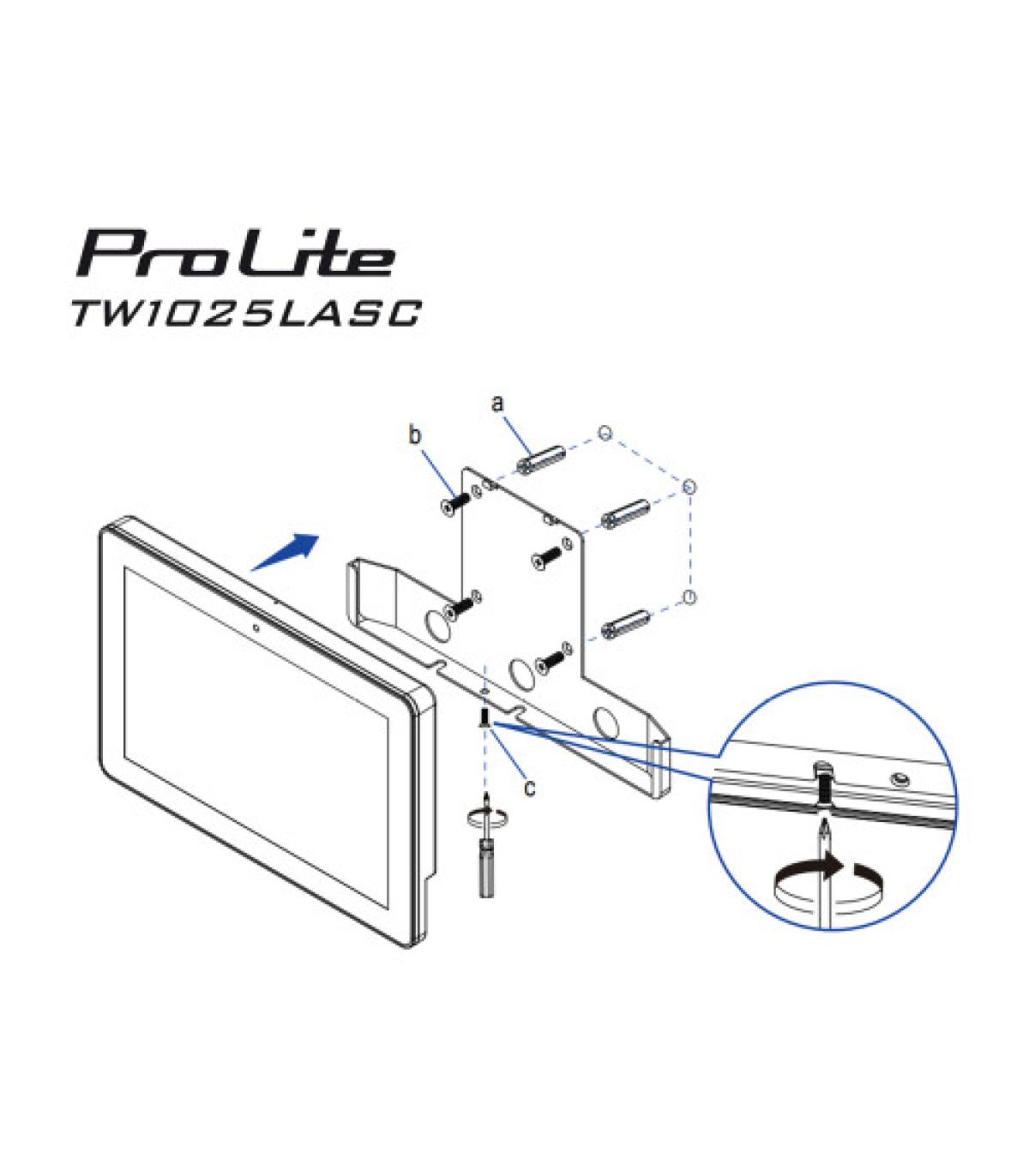 IIYAMA 10,1" RGB LED-LIGHTBAR PANEL-PC ANDROID 13+GMS, SOC QUAD-CORE RK3568 4GB, 32GB, PCAP 10-POINTS TOUCH, 1280X800, 390CD/M..