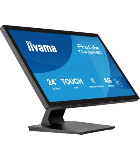 IIYAMA 23,8" BONDED PCAP BEZEL FREE 10P TOUCH WITH ANTI-FINGERPRINT COATING, 1920X1080, IPS, DP, HDMI, 525CD/M² (WITH TOUCH), GL