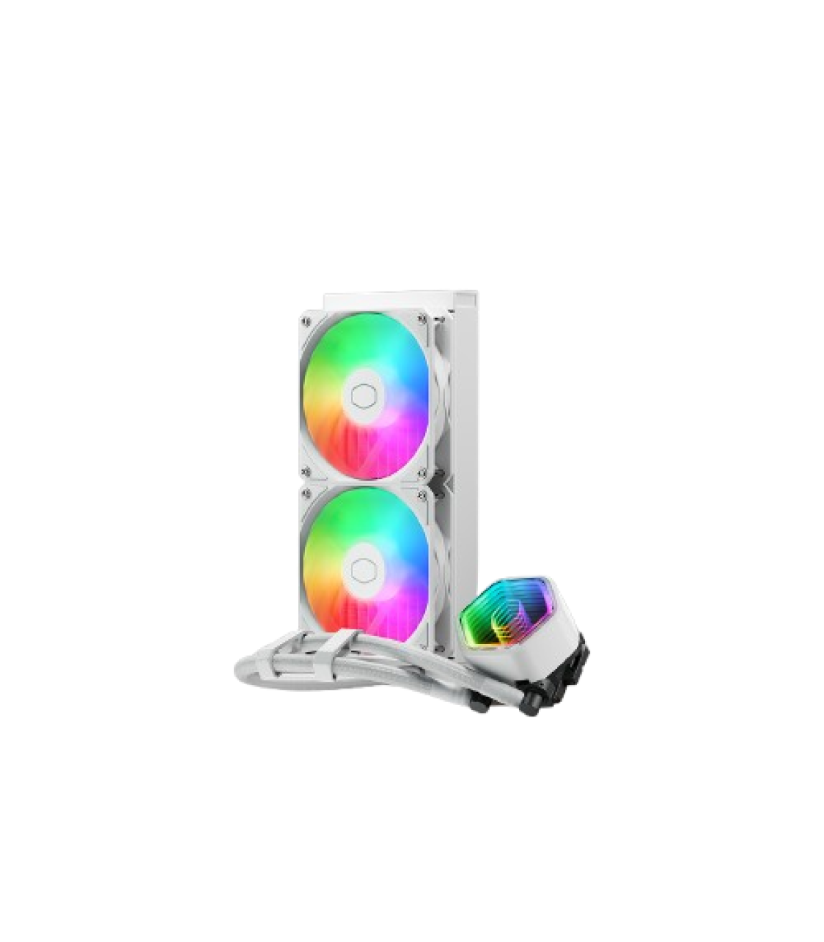 VENTILADOR CPU COOLER MASTER REFRIGERACION LIQUIDA MASTERLIQUID 240 CORE II BLANCO (MLW-D24M-A18PA-RW