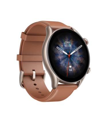 Amazfit GTR 3 Pro 3,68 cm (1.45") 46 mm AMOLED Marrón GPS (satélite