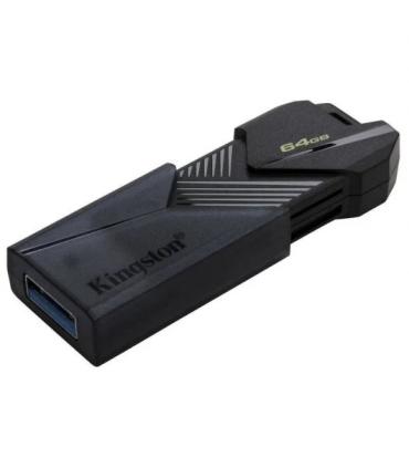 Kingston DataTraveler Exodia Onyx Memoria USB 64GB - USB 3.2 Gen 1 - Enganche para Llavero - Color Negro (Pendrive