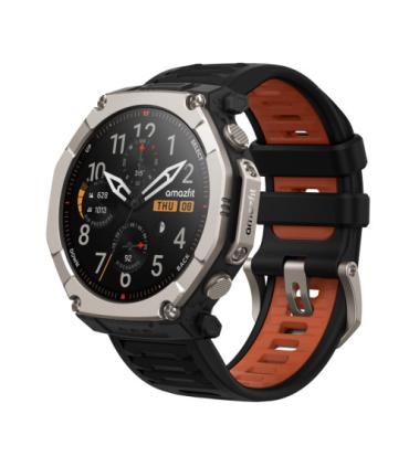 Amazfit T-Rex Ultra 2 129,5 cm (51") AMOLED 51 mm Digital 480 x 480 Pixeles Pantalla táctil Titanio Wifi GPS (satélite