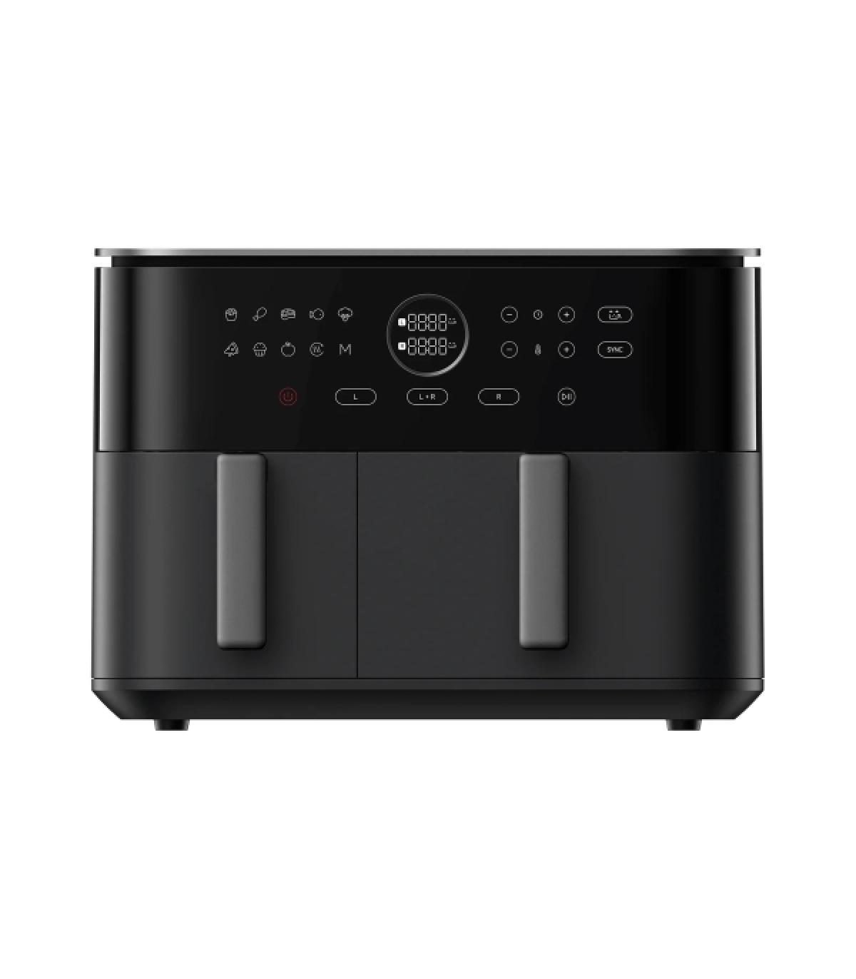 Xiaomi Dual Zone Air Fryer Freidora de Aire 10L Doble Zona 3.5L + 6.5L - Potencia 2700W con Tecnologia de Circulacion 360° - Tem