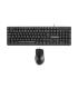 Tacens Anima ACP02 Pack USB Teclado Multimedia + Raton 1200dpi 3 Botones - Disposicion QWERTY ES - Cable de 1.3m - Teclas de Mem