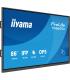 IIYAMA 86" IFP OS-FREE, 40-PTSIR+ WITH,AG / BACTERIA COATING UHD MM 2X20W FRONT+20W SBUW, VGA, HDMI 2X, DP, USB-C 65W PD, PC SLO