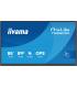 IIYAMA 86" IFP OS-FREE, 40-PTSIR+ WITH,AG / BACTERIA COATING UHD MM 2X20W FRONT+20W SBUW, VGA, HDMI 2X, DP, USB-C 65W PD, PC SLO