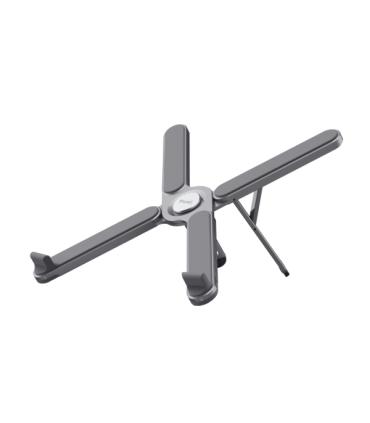 Trust Macy Soporte Plegable para Portatiles - Soporta Hasta 20Kg - Portatiles Hasta 17.3" - Cuerpo de Aluminio