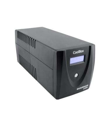 Coolbox Guardian3 SAI 1200VA 720W - 2x Schukos - USB - 2x RJ45 - Proteccion Completa Frente a Picos de Tension y Cortes de Sumin