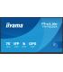 IIYAMA 75" IFP OS-FREE, 40-PTSIR+ WITH,AG / BACTERIA COATING UHD MM 2X20W FRONT+20W SBUW, VGA, HDMI 2X, DP, USB-C 65W PD, PC SLO