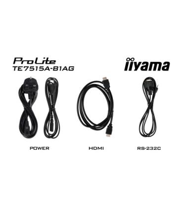 IIYAMA 75" STYLISH IFP, (EDLA)/ANDROID 14,8 CORE SOC, 8/128GB, 40-PTS, UHD VA, NFC, PIR , MM 2X20W +20W SBUW, 8-ARRAY MICRO, 2XH