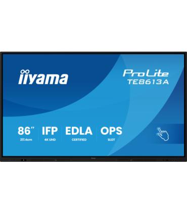 IIYAMA 86" (EDLA)/ANDROID 14,8 CORE SOC, 8/128GB, 40-PTS UHD , NFC, PIR , MM 2X20W +20W SBUW, 2XHDMI, USB-C / HDMI,DP, 2XUSB-C10