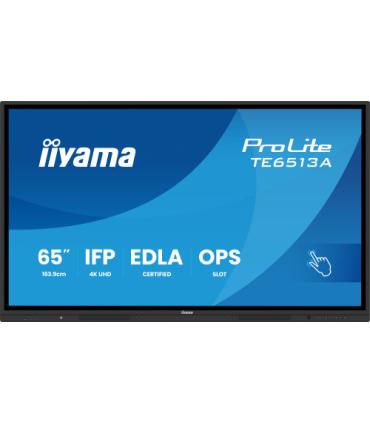 IIYAMA 65" (EDLA)/ANDROID 14,8 CORE SOC, 8/128GB, 40-PTS UHD , NFC, PIR , MM 2X20W +20W SBUW, 2XHDMI, USB-C / HDMI,DP, 2XUSB-C10