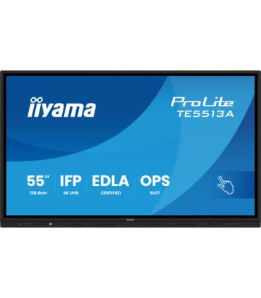 IIYAMA 55" (EDLA)/ANDROID 14,8 CORE SOC, 8/128GB, 40-PTS UHD , NFC, PIR , MM 2X20W +20W SBUW, 2XHDMI, USB-C / HDMI,DP, 2XUSB-C10