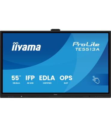 IIYAMA 55" (EDLA)/ANDROID 14,8 CORE SOC, 8/128GB, 40-PTS UHD , NFC, PIR , MM 2X20W +20W SBUW, 2XHDMI, USB-C / HDMI,DP, 2XUSB-C10