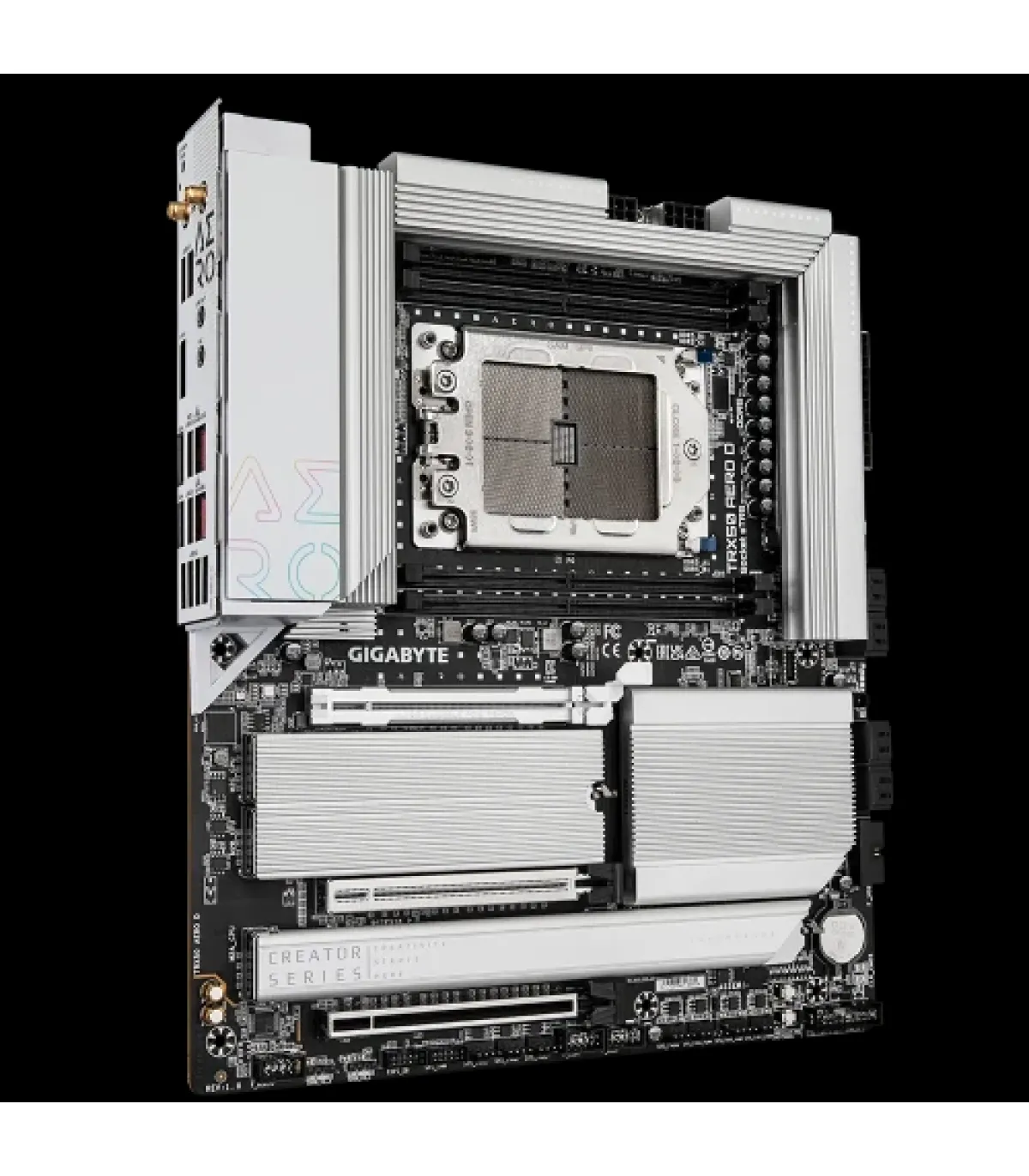 PLACA GIGABYTE TRX50 AERO D,AMD,STR5,TRX50,4DDR5,1TB,DP,8SATA6+4M.2,1LAN10GB+1LAN2.5GB110GB+WIF7+BT5.3,10USB3.2,E-ATX