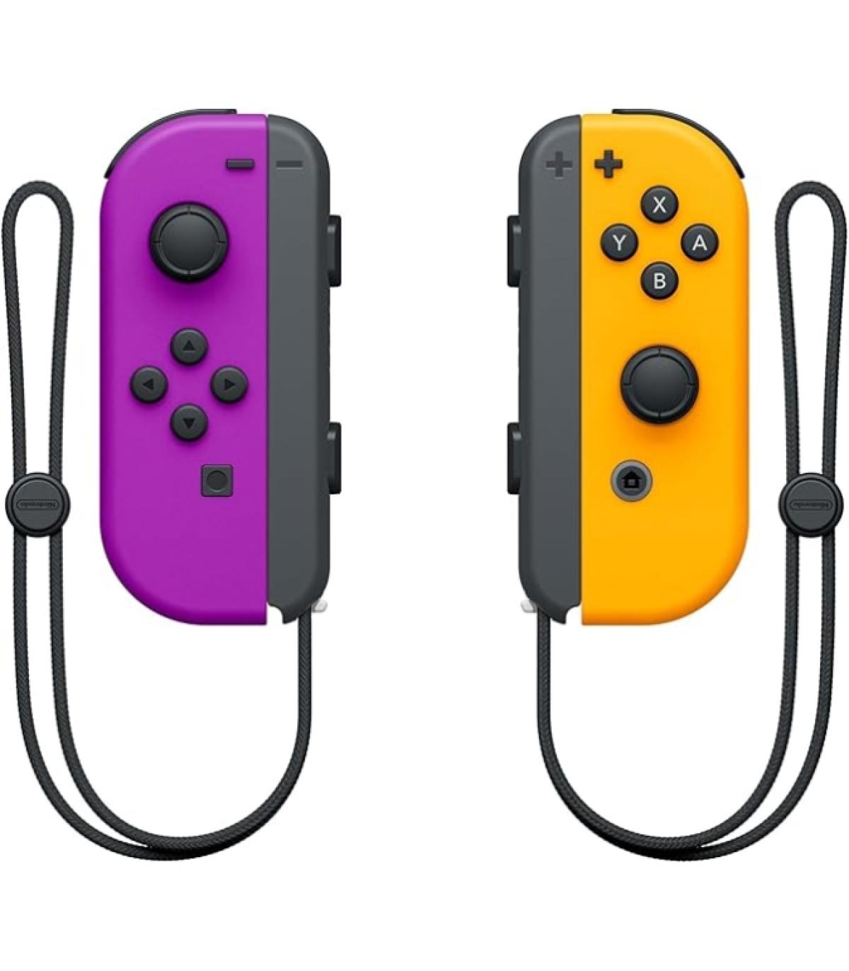 Nintendo Set de 2 Mandos Joy-Con Izquierdo/Derecho para Nintendo Switch - Autonomia hasta 20h - Vibracion HD - Sensor de Movimie