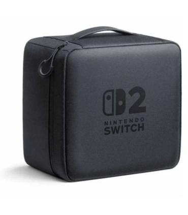Nintendo Maletin de Viaje para Consola Nintendo Switch 2 - Proteccion Efectiva contra Golpes - Capacidad para 6 Tarjetas - Compa