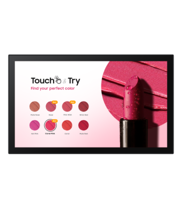 Samsung QB13C-T Pantalla plana para señalización digital 33 cm (13") LCD Wifi 500 cd / m² Full HD Negro Pantalla táctil Tizen 7.