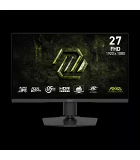 MSI MONITOR MAG 272PF X24. 27" RAPID IPS FLAT. 1920x1080. 240HZ. NEGRO