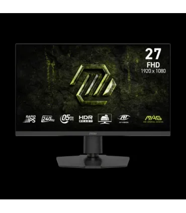 MSI MONITOR MAG 272PF X24. 27" RAPID IPS FLAT. 1920x1080. 240HZ. NEGRO