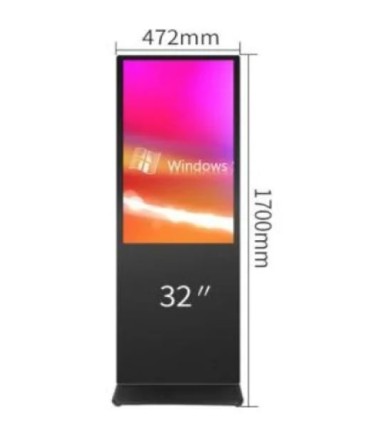 Tótem Publicitario LCD de Interiores 32" no táctil| Alta Definición