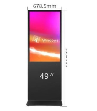 Tótem Publicitario LCD de Interiores 49" no táctil| Alta Definición
